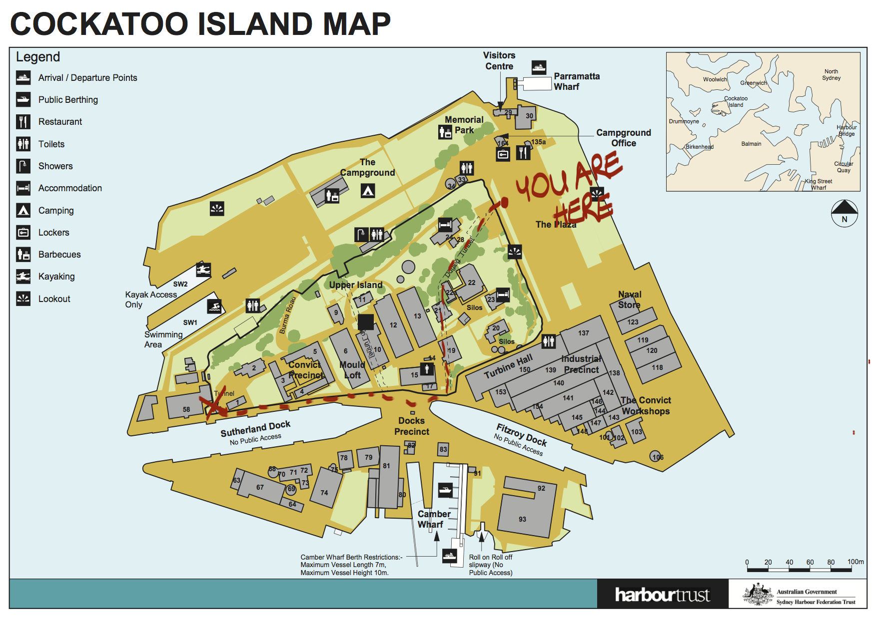 Cockatoo Island Map1 